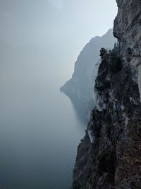 Scenic view of mountain against sky