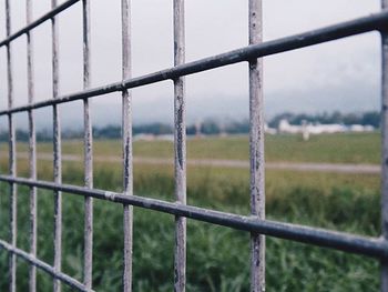 Close-up of chainlink fence