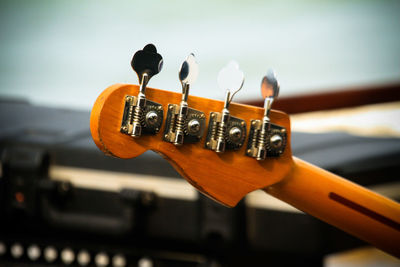 Close-up of guitar