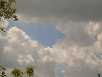 Low angle view of sky