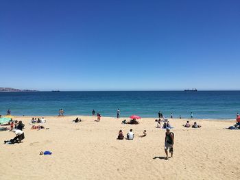 Group of people on beach