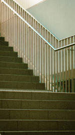 Low angle view of staircase by building