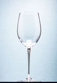 Close-up of wineglass on table