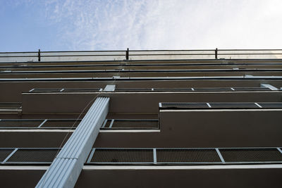 Low angle view of building against sky