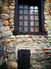 Close-up of window