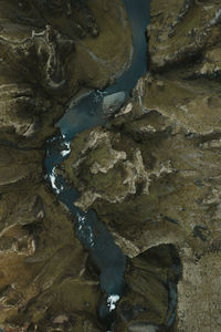 Close-up of rocks in water