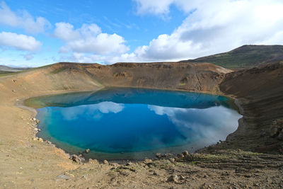 Amazing view of krafla, iceland