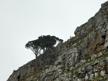 Low angle view of rocks