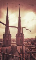 View of church against cloudy sky