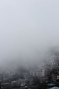 High angle view of cityscape