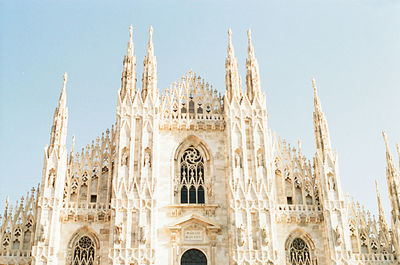 Low angle view of cathedral against sky