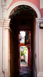 Corridor of building