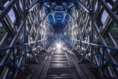 Low angle view of bridge