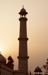 View of monument at sunset