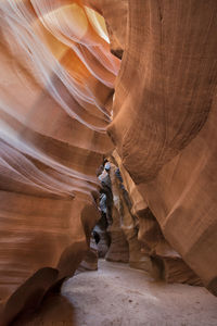 Scenic view of rock formations