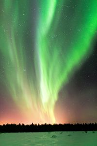 Scenic view of sky at night