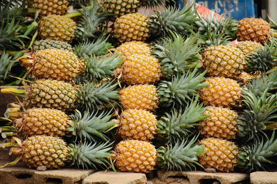 Close-up of fruits in market