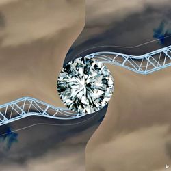 Low angle view of ferris wheel against sky