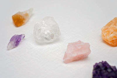 Close-up of ice cream on table