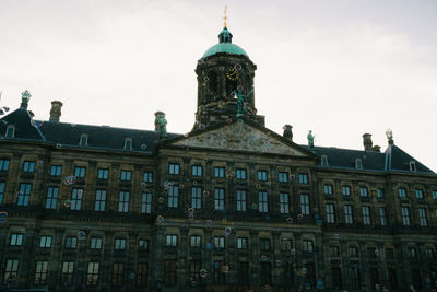 Low angle view of building against sky