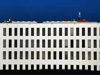 Building against blue sky