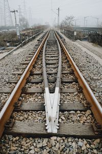 View of railroad tracks