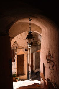 Interior of church