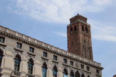 Low angle view of historical building against sky