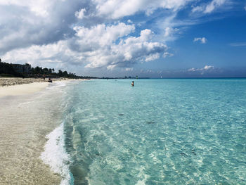 The most beautiful beach in the world in varadero in cuba 