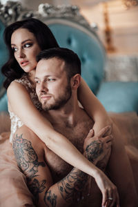 Portrait of a young couple