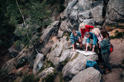 People standing outdoors