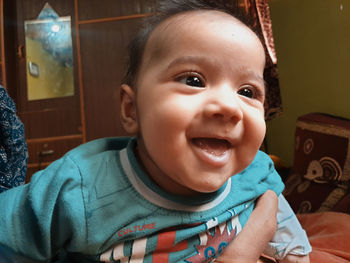 Portrait of cute baby boy