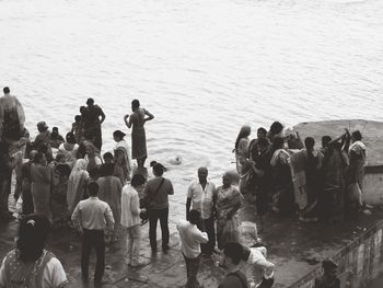 Group of people at beach