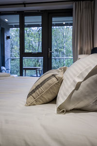 View of bed in bedroom