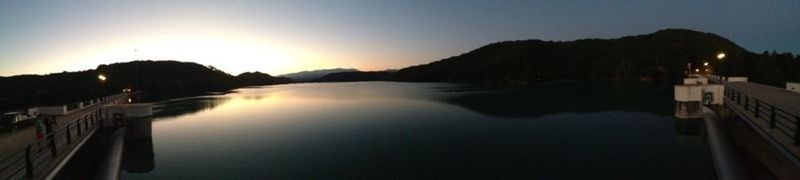 Reflection of clouds in water