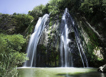 Waterfall in forest