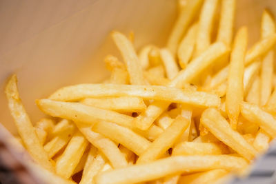 Full frame shot of fries