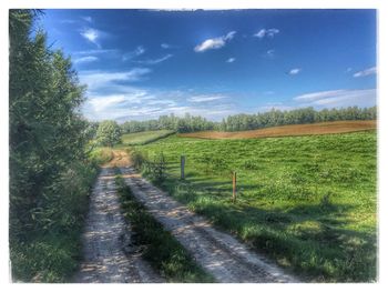 Scenic view of landscape against sky