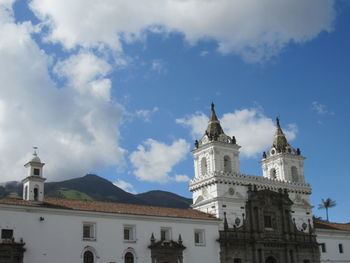 Low angle view of building against sky