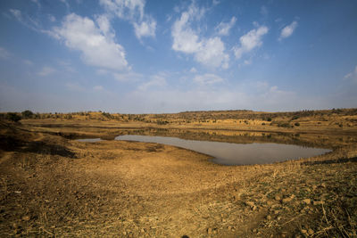 Scenic view of landscape against sky