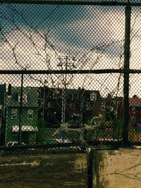 Full frame shot of chainlink fence