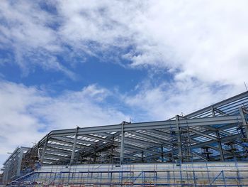 Low angle view of building against sky