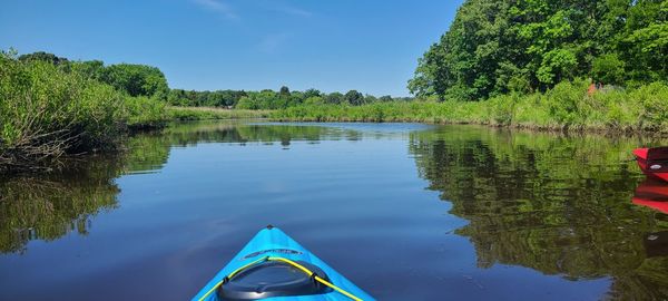 Kayak on the river