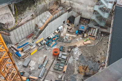 Constructionsite seen from above