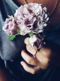 Close-up of rose bouquet