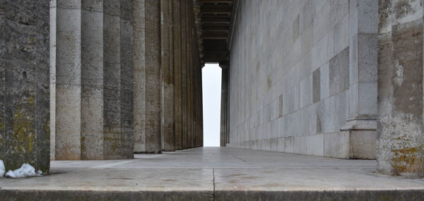 Corridor of historic building