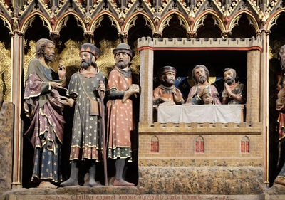 Appearance to the disciples at emmaus, notre dame cathedral in paris, france
