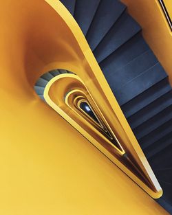 Close-up of spiral staircase