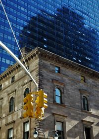 Low angle view of yellow building