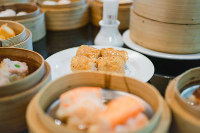 Close-up of food in plate